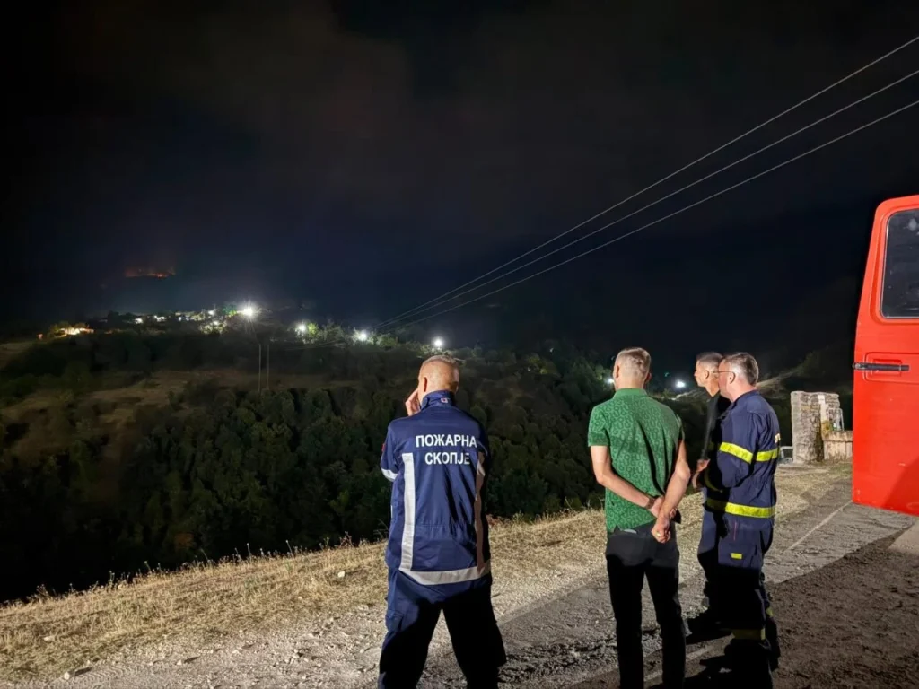 Пожарот над село Габер под контрола