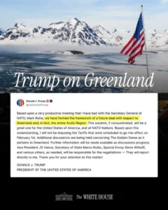 Трамп: Нема да воведам царини поради Гренланд