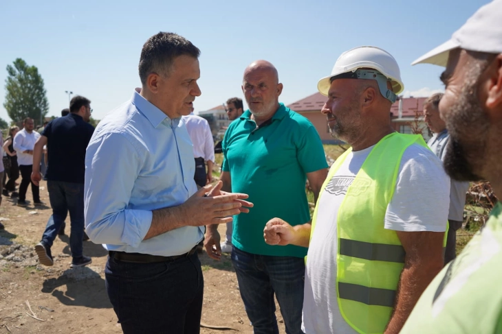 Хоџа на терен во Сингелиќ: Во тек е реализација на значаен проект за регулација на каналот