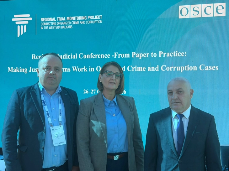 ЈОРСМ: ОБСЕ позитивно го оценува обвинителството во постапките за организиран криминал и корупција
