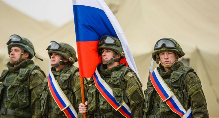 Москва тврди дека извршила напад врз предградие на Киев за време на презентација на украински дронови