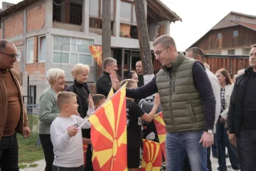 Мицкоски: Очекувам поддршка за кандидатот на ВМРО-ДПМНЕ од жителите на Брвеница