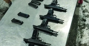 (ВИДЕО) ЦАРИНСКА УПРАВА: Запленети девет пиштоли, едно лице во притвор