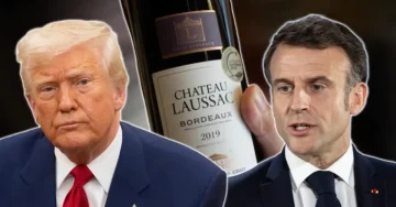 (ВИДЕО) МАКРОН ГО ПРАШАЛ ТРАМП: Пријателе што правиш со Гренланд?, претседателот на САД одговорил: 200 % царини на француското вино