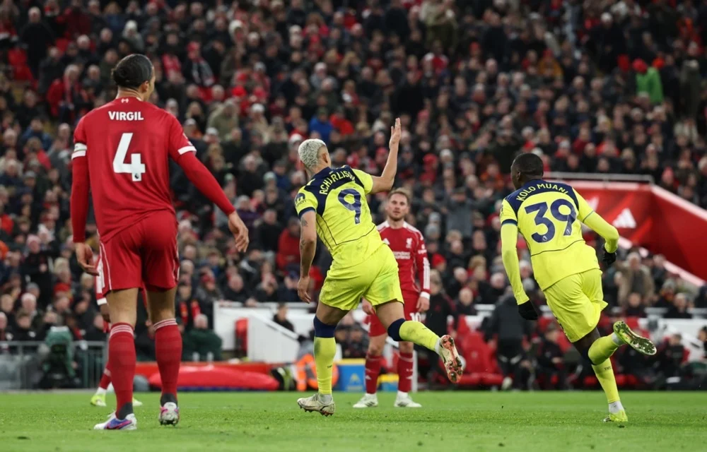 (Видео) Ришарлисон во 90-та минута го шокира Ливерпул