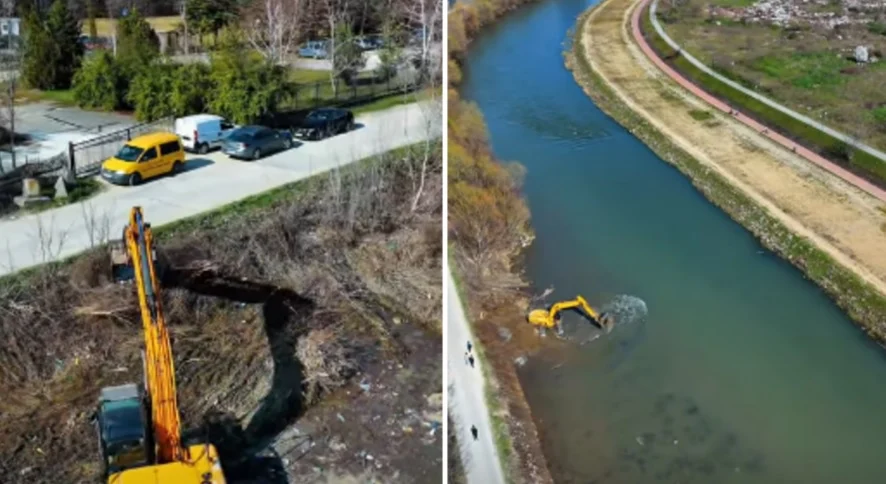 Ѓорѓиевски објави дека е во тек акција за темелно чистење на коритото на реката Вардар