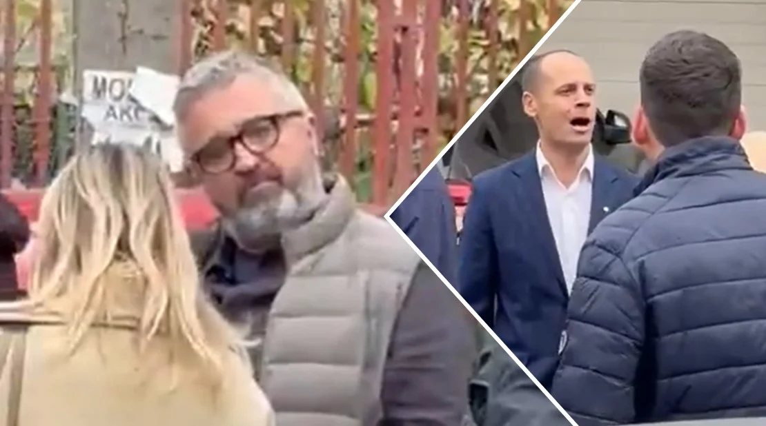 (Видео) Потсмев кон сопственикот на „Информер“ на избирачко место во Србија: Граѓани му имитирале коњски звуци додека чекал да гласа