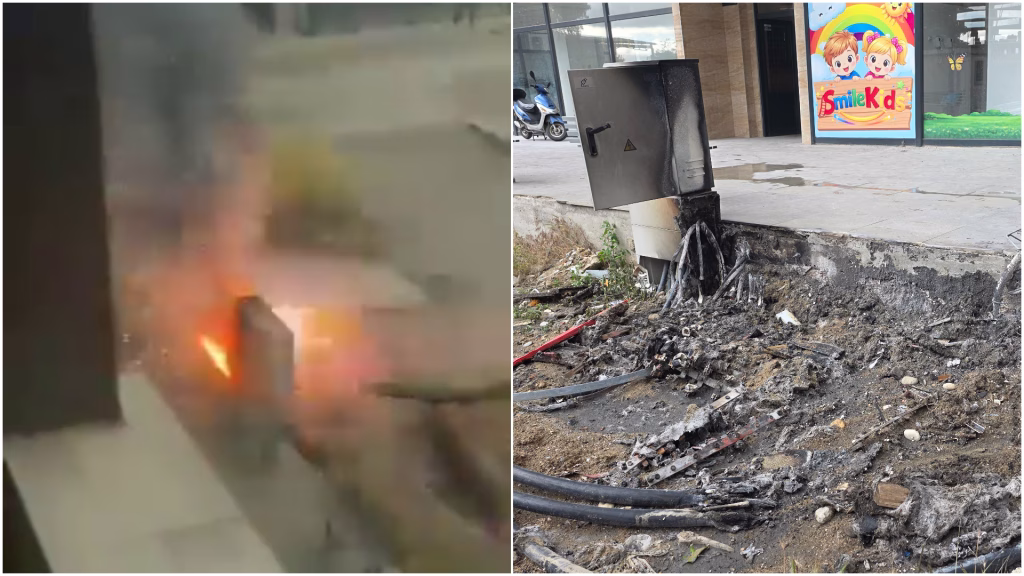 ВИДЕО „Ова е трет пожар за една година, деца секој ден играат додека каблите беа „голи“, сведочи станар каде утрово избувна пожар