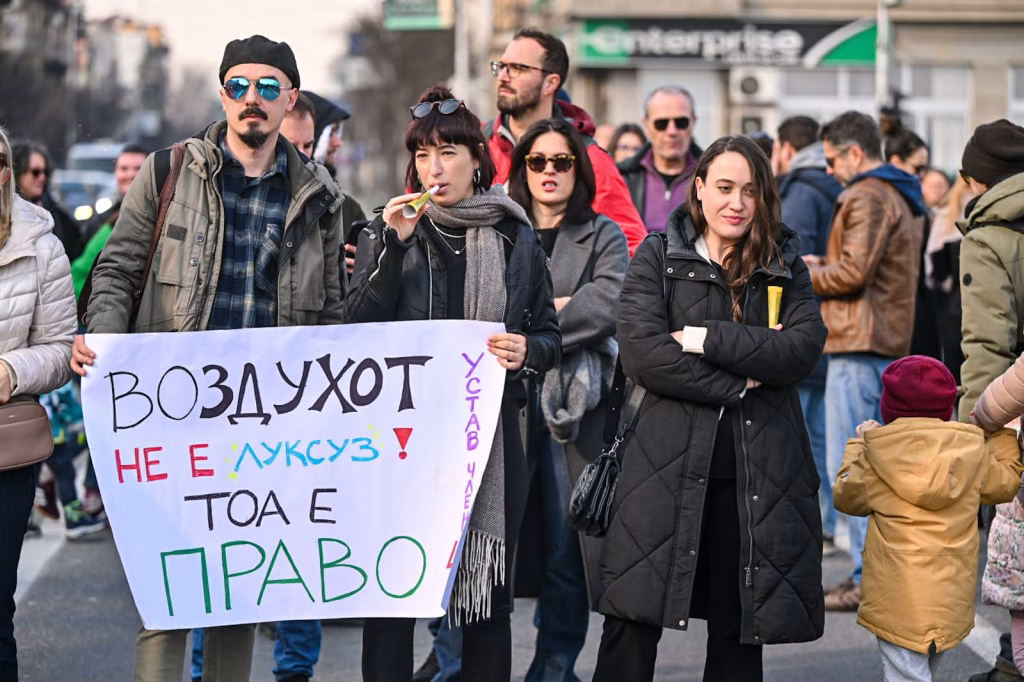 Марш во Скопје за чист воздух