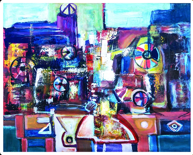 Изложба на слики „Магични кругови“ од Јовица Ивановски – Моче во Куманово