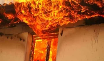 Пожар во куќа во село Волково