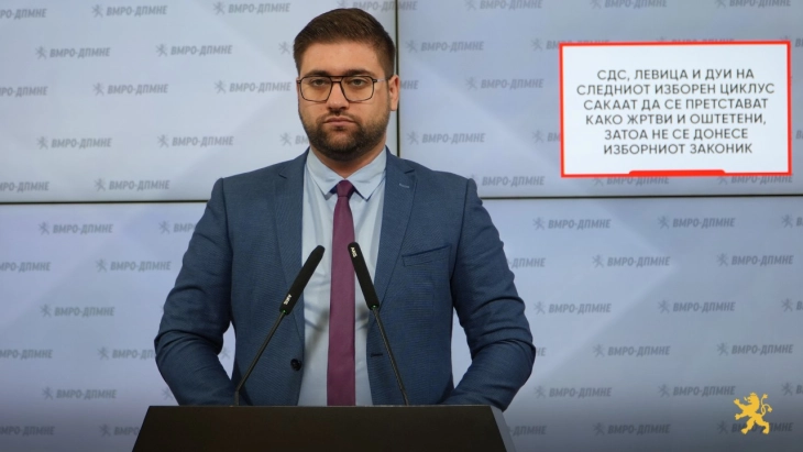 Манасиевски: СДСМ, Левица и ДУИ на следниот изборен циклус сакаат да се претстават како жртви и оштетени, затоа не се донесе Изборниот законик