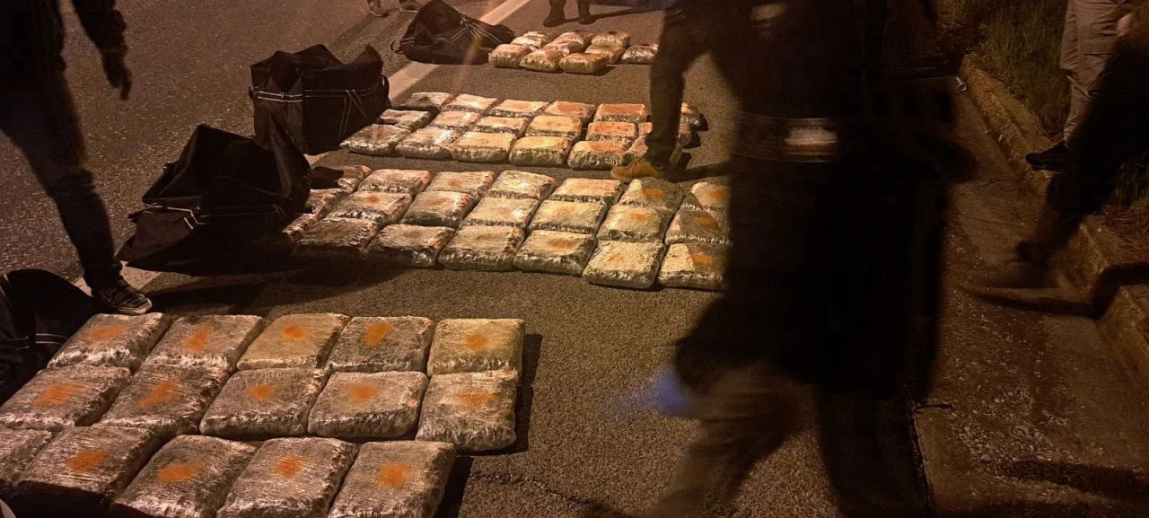 (Фото+видео) Пресечен транспорт на дрога во близина на Градско