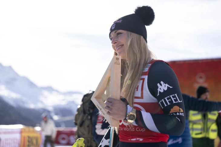 Линдзи Вон со супериорна победа во спуст