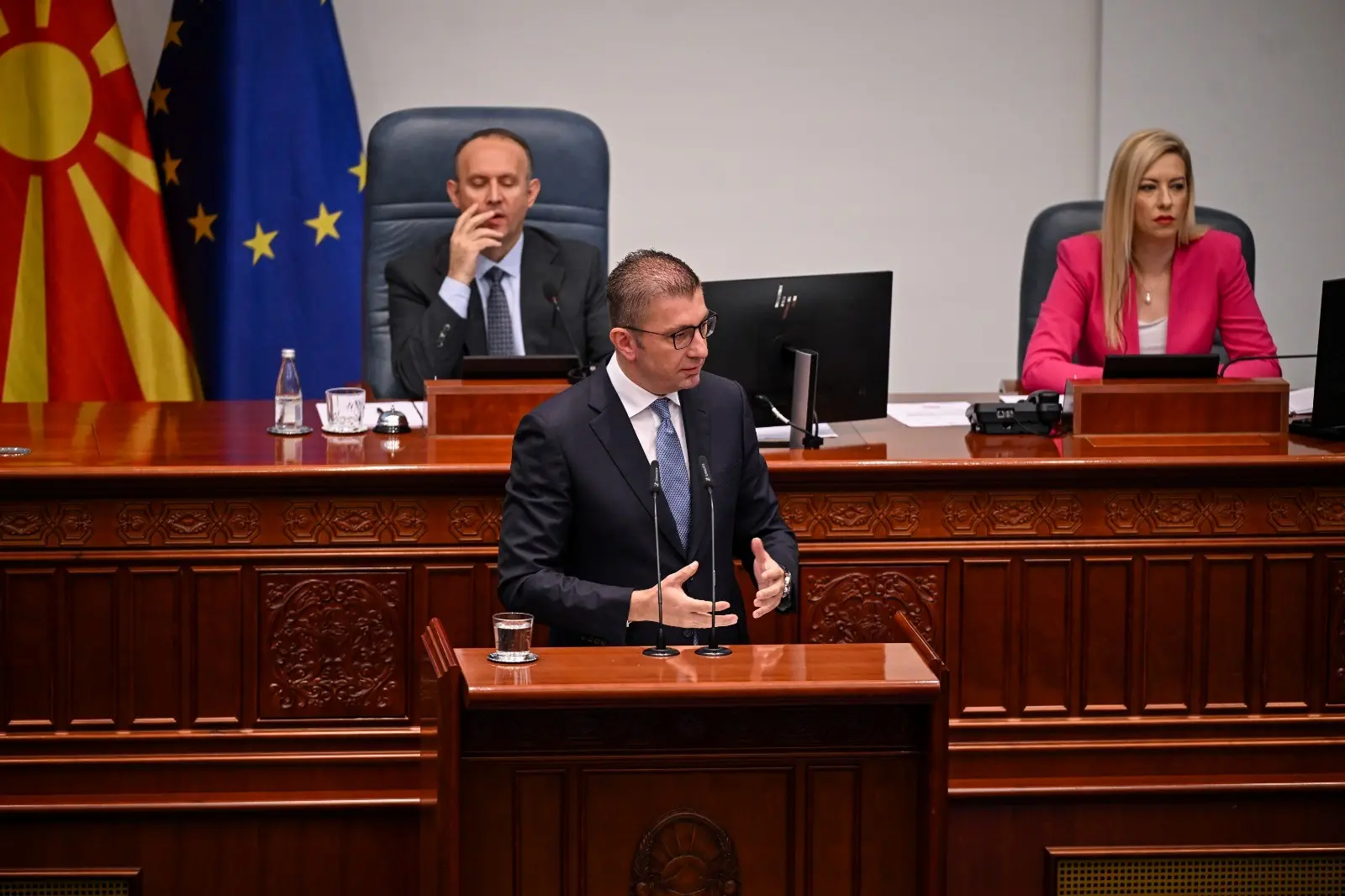 Мицкоски до Филипче: Инфлацијата во јуни 2026 година е 3,4%, инфлацијата во јуни 2022 беше 14,7%; со вас бевме на врвот по бројот на починати во корона кризата кога се обидувавте да набавувате вакцини преку компанија Стабри во Хонг Конг