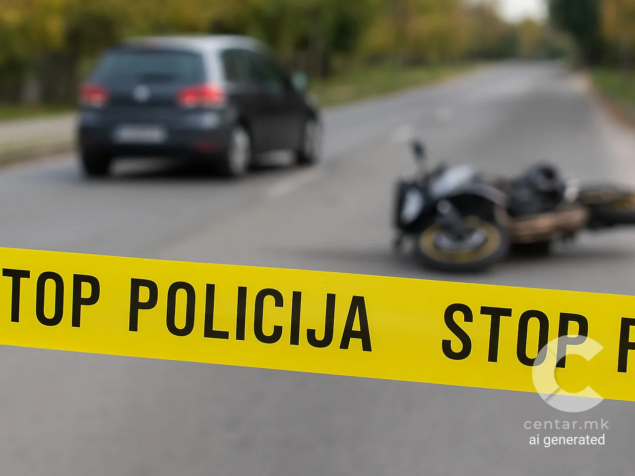 Тешка сообраќајка во Скопје: Мотоциклист со тешки повреди по судир на улица Скупи