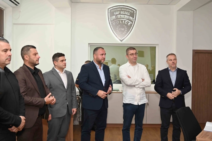 „Безбеден град“ во Велес за ден и пол регистрирал 150 казни, Тошковски: За 40 отсто се намалени жртвите во сообраќајот
