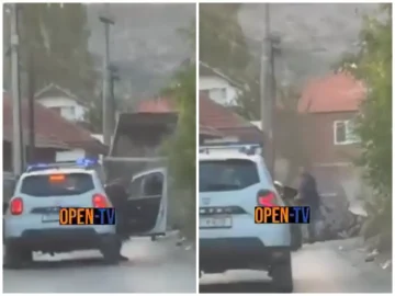 (ВИДЕО) Дрвокрадци од Липково истурија дрва за да ја запрат полициската потера