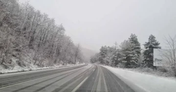 АМСМ: Сообраќајот на државните патишта се одвива во зимски услови – намалена видливост на Плетвар