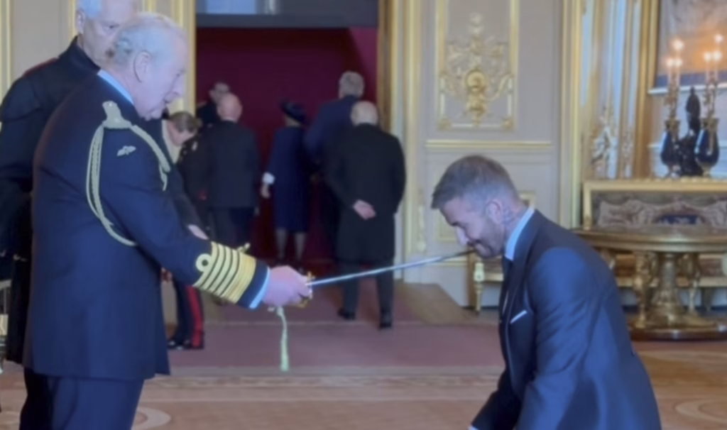 ВИДЕО Дејвид Бекам стана витез, од сега ја користи титулата „Сер“!