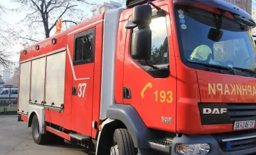 НАВРЕМЕ ИЗГАСНАТ ПОЖАР: Се запалил оџак во угостителски објект во „Лептокарија“ во Карпош