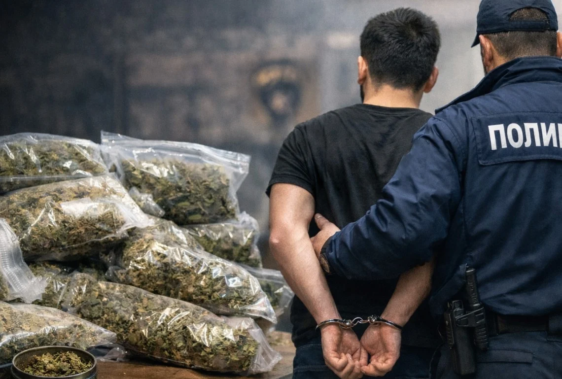 Претрес во Штип, пронајдена марихуана: уапсен 23-годишен Турчин