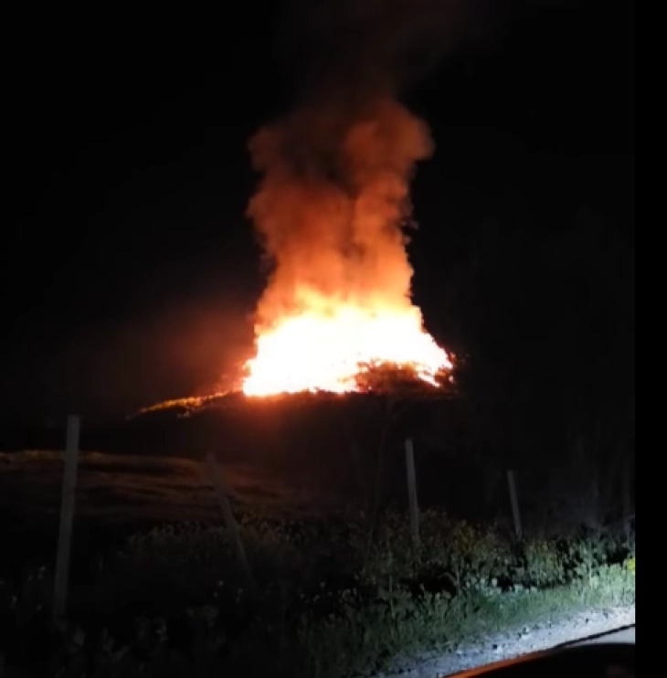 Пожар на депонијата „Краста“ во Куманово