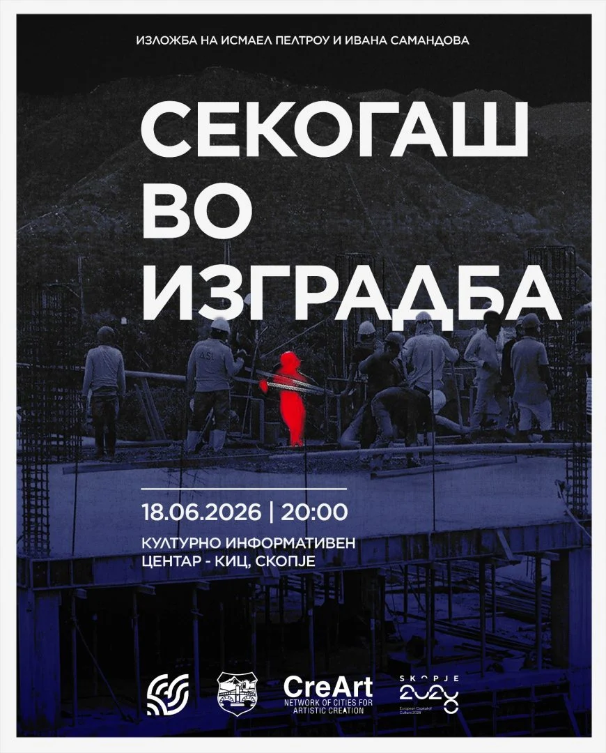 „Секогаш во изградба“ – изложба на Ивана Самандова и Исмаел Петроу