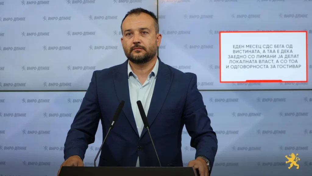 (Видео) „Еден месец СДС бега од вистината, а таа е дека заедно со Лимани ја делат локалната власт, а со тоа и одговорноста за Гостивар“, вели Лефков