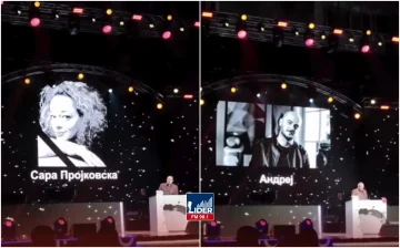 (ВИДЕО) „МАКЕДОНСКА КРВАВА БАЈКА“ – ПРИСУТНИТЕ СЕ РАСПЛАКАА: Емотивен момент од „Златна бубамара“ во чест на загинатите од кочанската трагедија