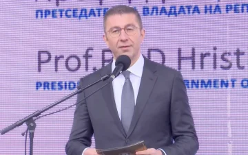 Мицкоски го постави камен-темелникот на „енергетскиот мост“ со Албанија