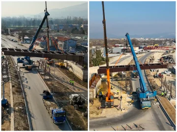 (ФОТО) Ѓорѓиевски: Се поставува мостот на Момин Поток