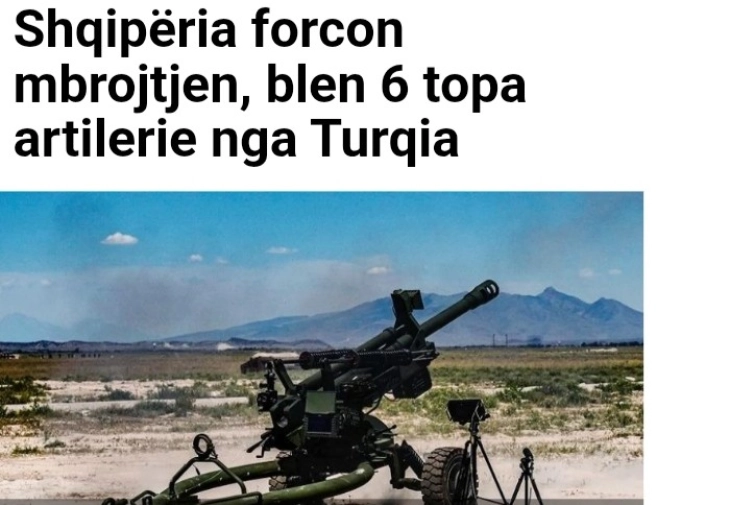 Албанија ја засилува одбраната, купи шест артилериски системи „БОРАН“ од Турција