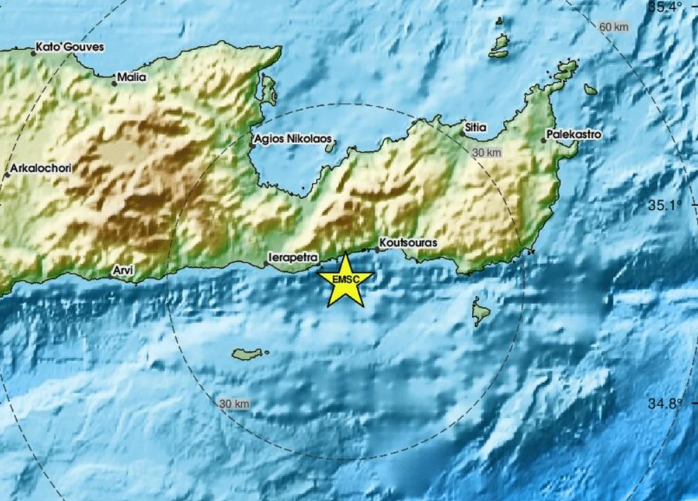Силен земјотрес го погоди Крит
