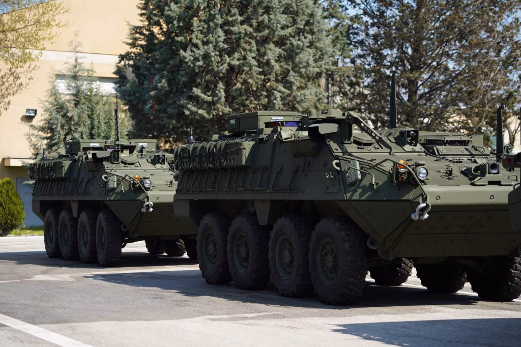 Промовирани новите оклопни возила „Stryker“ – Мисајловски: Модернизацијата на Армијата продолжува со силно темпо