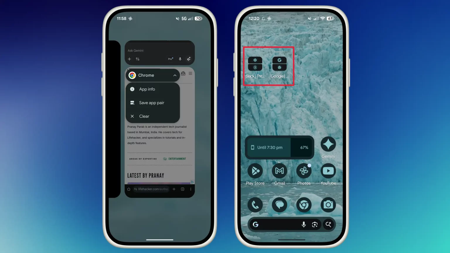 Android 16 го олеснува делењето на екранот за работа со повеќе апликации на помали екрани