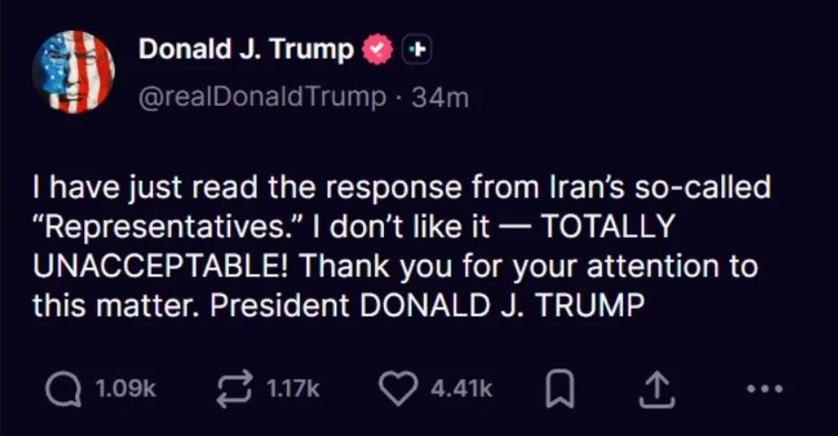 Објавено што Иран бара од Америка, Трамп е бесен: Тотално неприфатливо