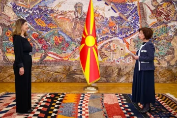 Сиљановска-Давкова ги прими акредитивните писма на новоименуваната амбасадорка на Ерменија