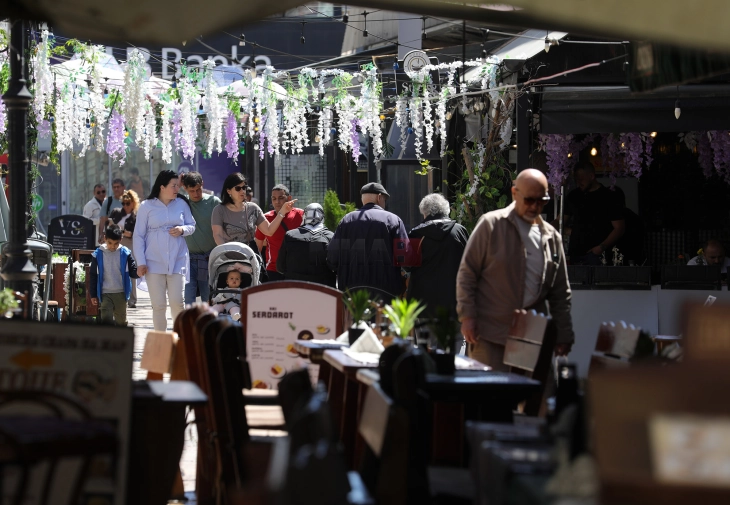 Сончево и топло, од утре до крајот на неделата дожд