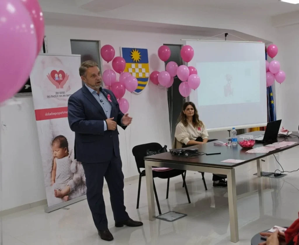 „Розов октомври“ во Карпош: Едукација за важноста на раното откривање на ракот на дојката