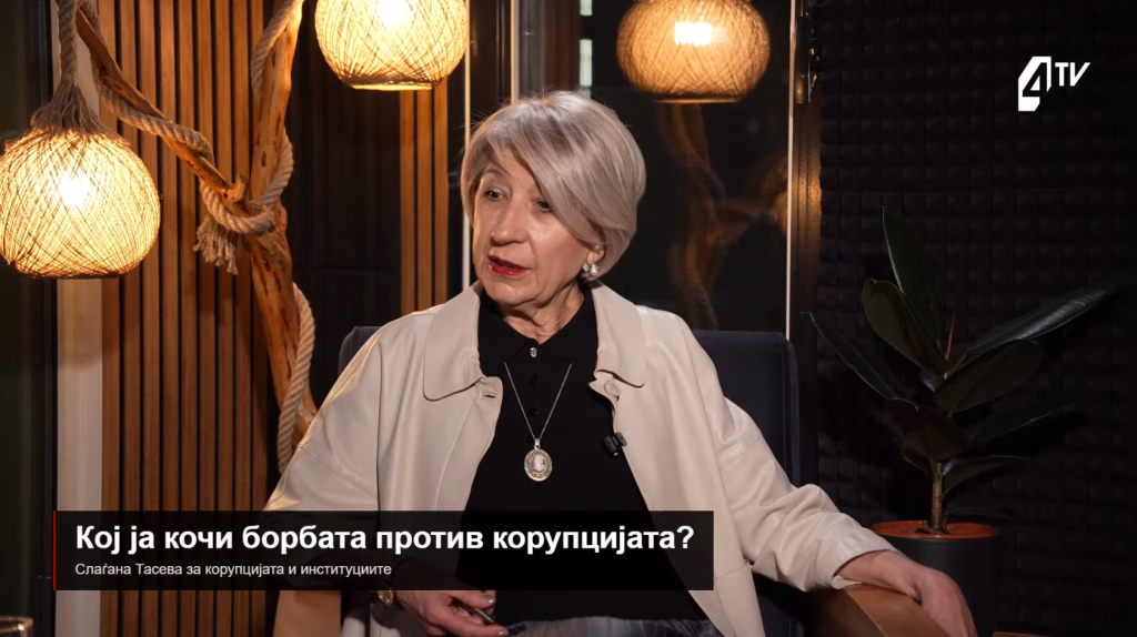 Тасева: Корупцијата директно ги загрозува основните човекови права