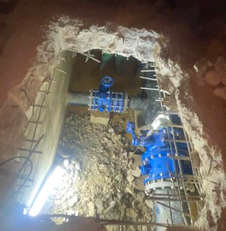 Нормализирано водоснабдувањето во Делчево по санирањето на дефектот на главната водоводна линија