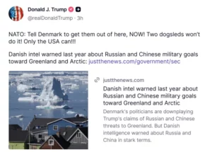 Трамп побара од Данска веднаш да се повлече од Гренланд