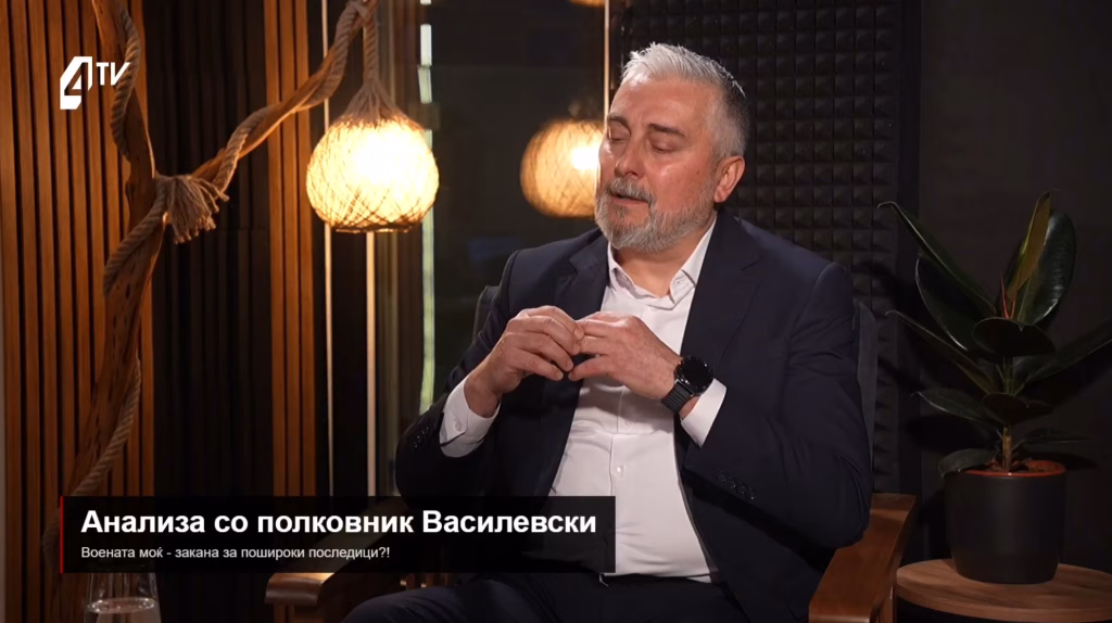 Василевски за 4TV.mk: Иранската нуклеарна програма не е од вчера, корените се во 50-тите со помош на САД